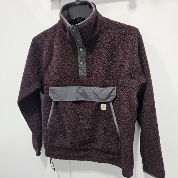 Carhartt fleece nwt maroon - Picture 1 of 3